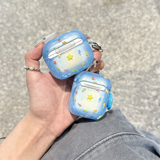 Ocean Starlight Colorful Fish Series AirPods Case