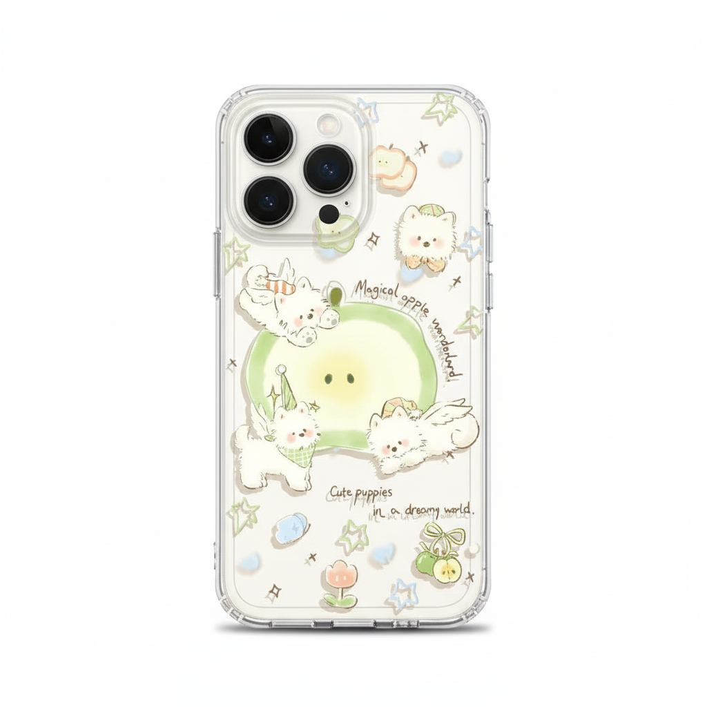 Dreamy Magic Apple Dog iPhone Case